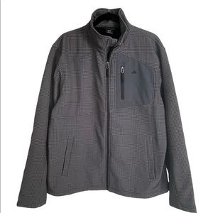 SNOZU Performance Mens Jacket Large Full Zip Wind Stopper Mock Neck Dark…